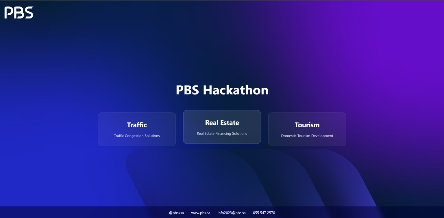 Main Screen of the PBS